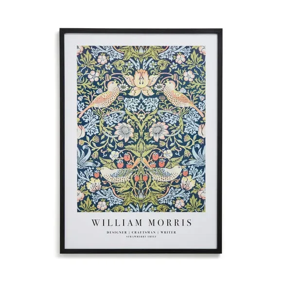Morris & Co Strawberry Thief Framed Print 3