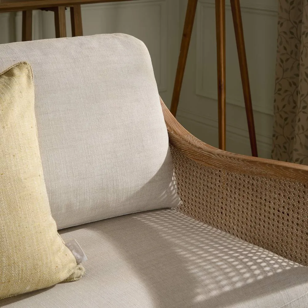 Voyage Maison Remi 2-Seater Rattan Chair in Light Oak 4