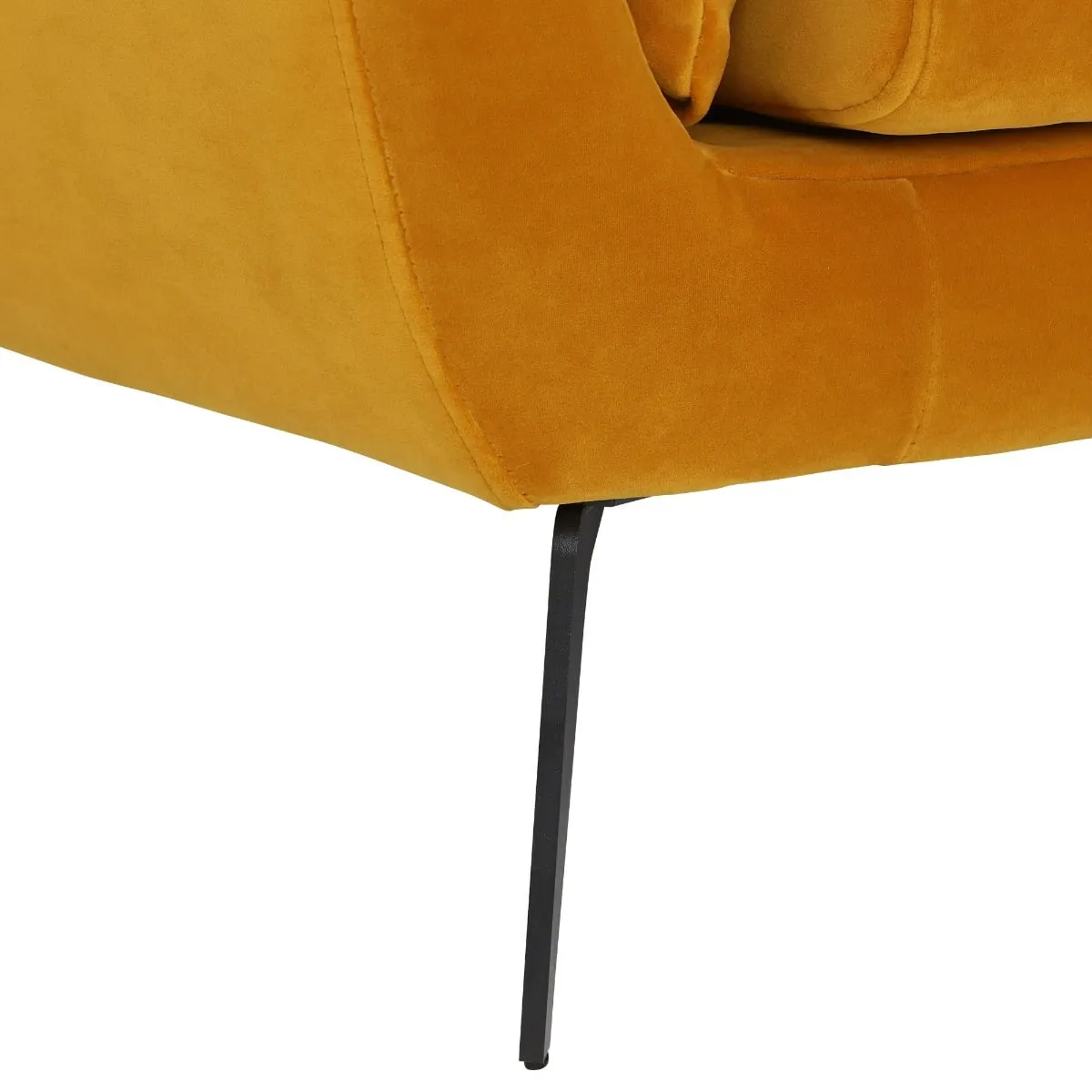 Boone 2 Seater Sofa, Yellow Fabric | Barker & Stonehouse 5