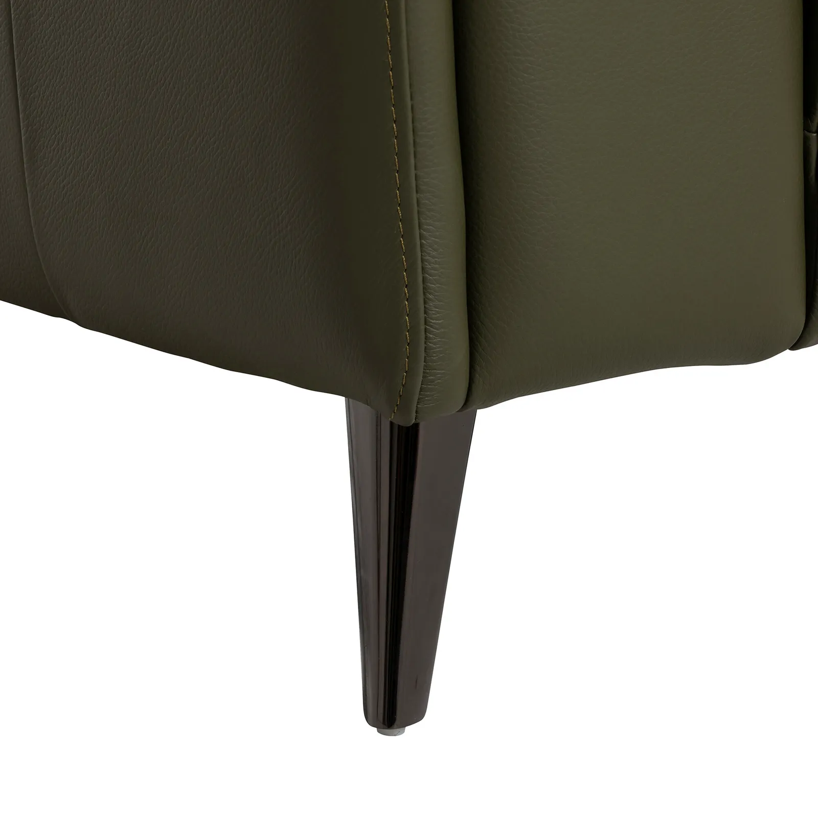 Kerren Power Recliner Armchair With Head Tilt, Green Leather | Barker & Stonehouse 4