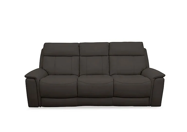 Chill Leather 3 Seater Sofa - Dark Chocolate