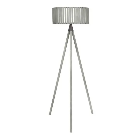 Rabanne Wooden Slat Tripod Floor Lamp