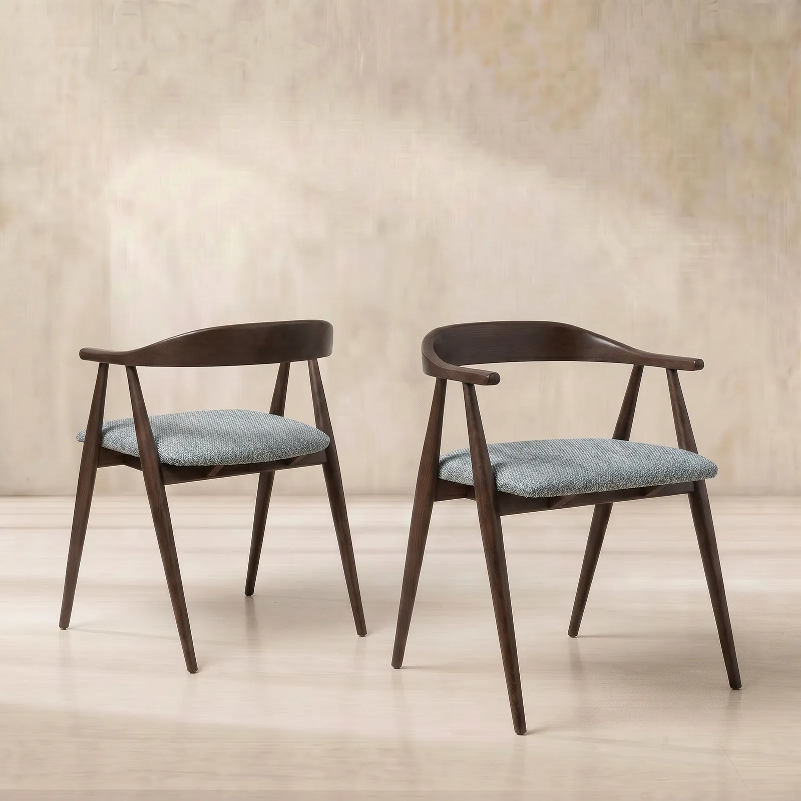 Ercol Lugo Dining Armchair, Grey Wood | Barker & Stonehouse