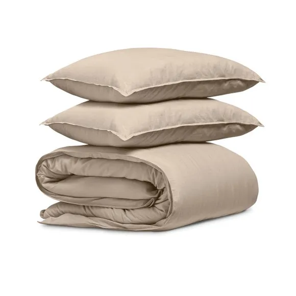 Cotton Linen Duvet Cover & Pillowcase Set 6
