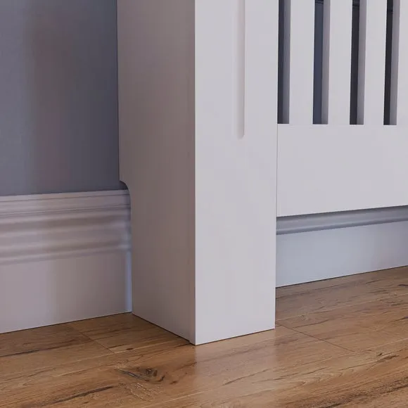 Return - Vida Designs Chelsea Radiator Cover, Small, White 5