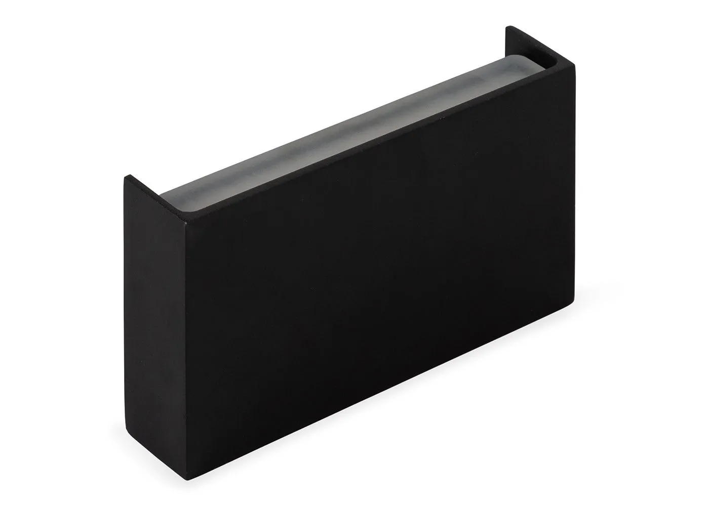 Heal's Outdoor/Bathroom LED Wall Light Rectangle Black
