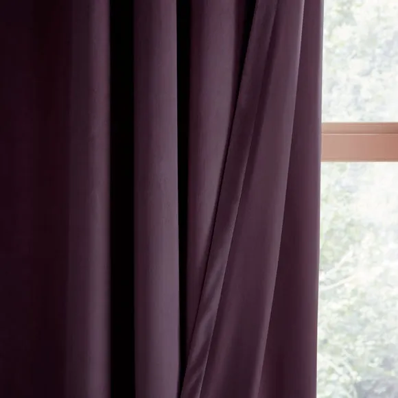 Luxe Velour Eyelet Curtains (Blackout Available) 3
