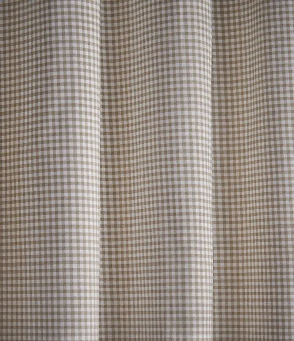 Sydney Gingham Polycotton Blackout Eyelet Curtains 3