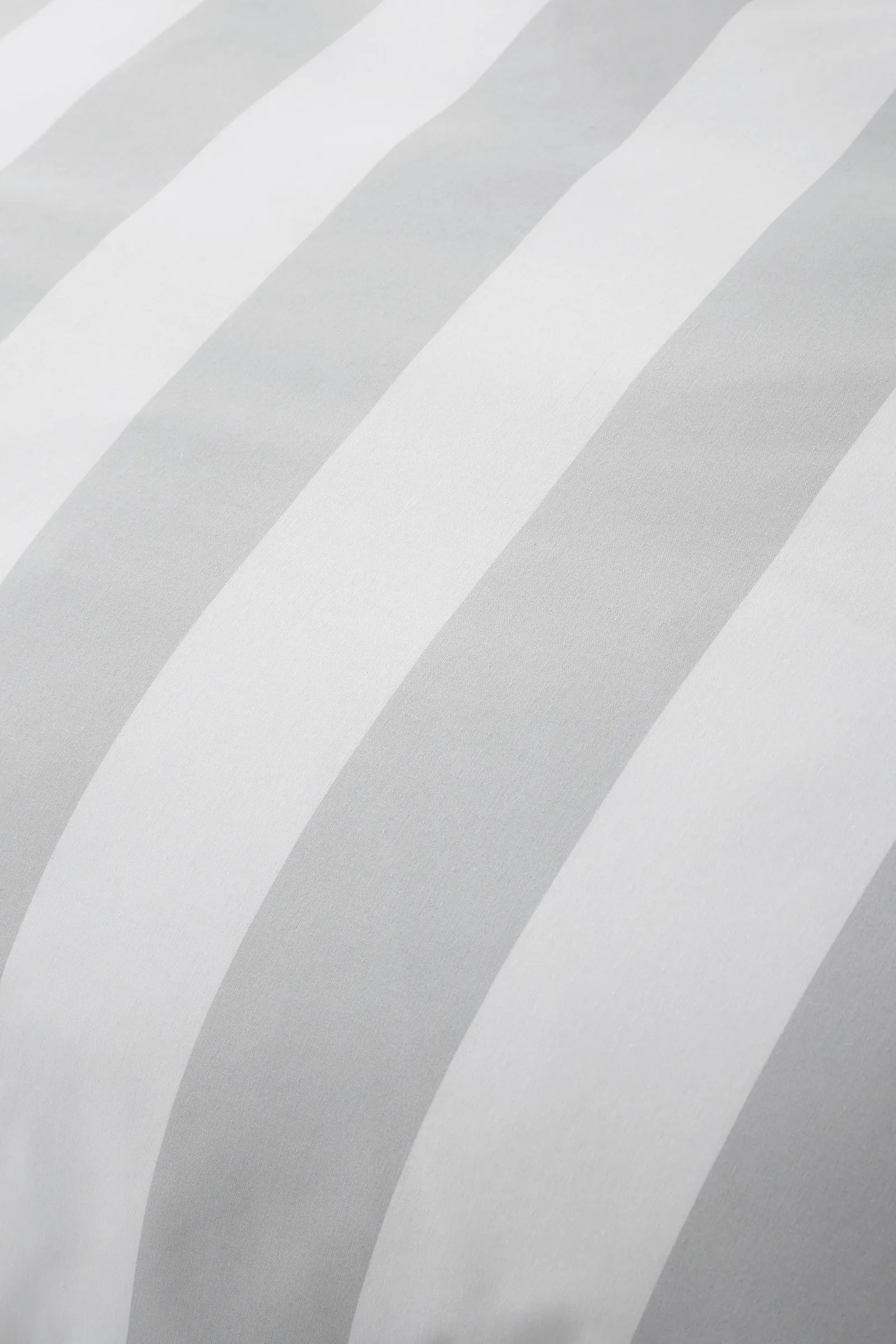 Catherine Lansfield 'Cove Stripe' Reversible Duvet Cover Set in Silver 5