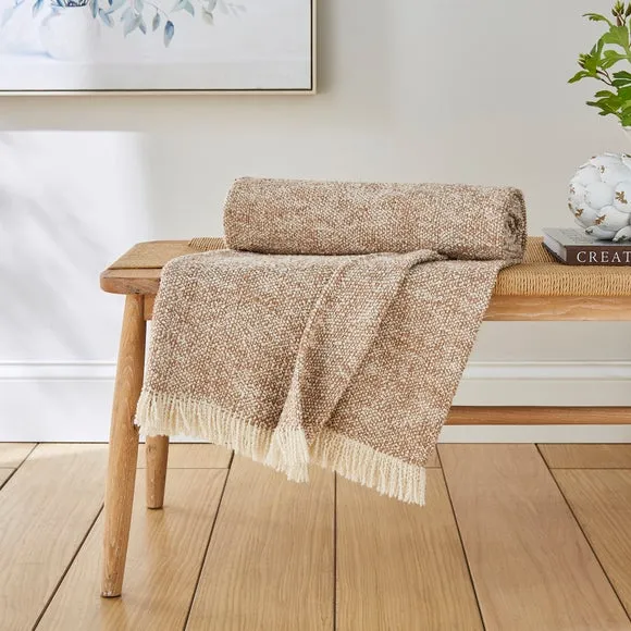 Boucle Knot Throw Blanket, 130cm x 170cm