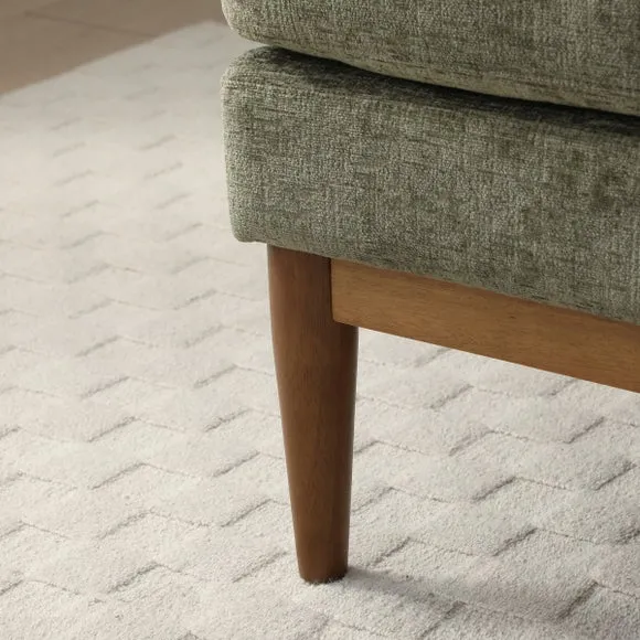 Zella Olive Chenille 2 Seater Sofa 5