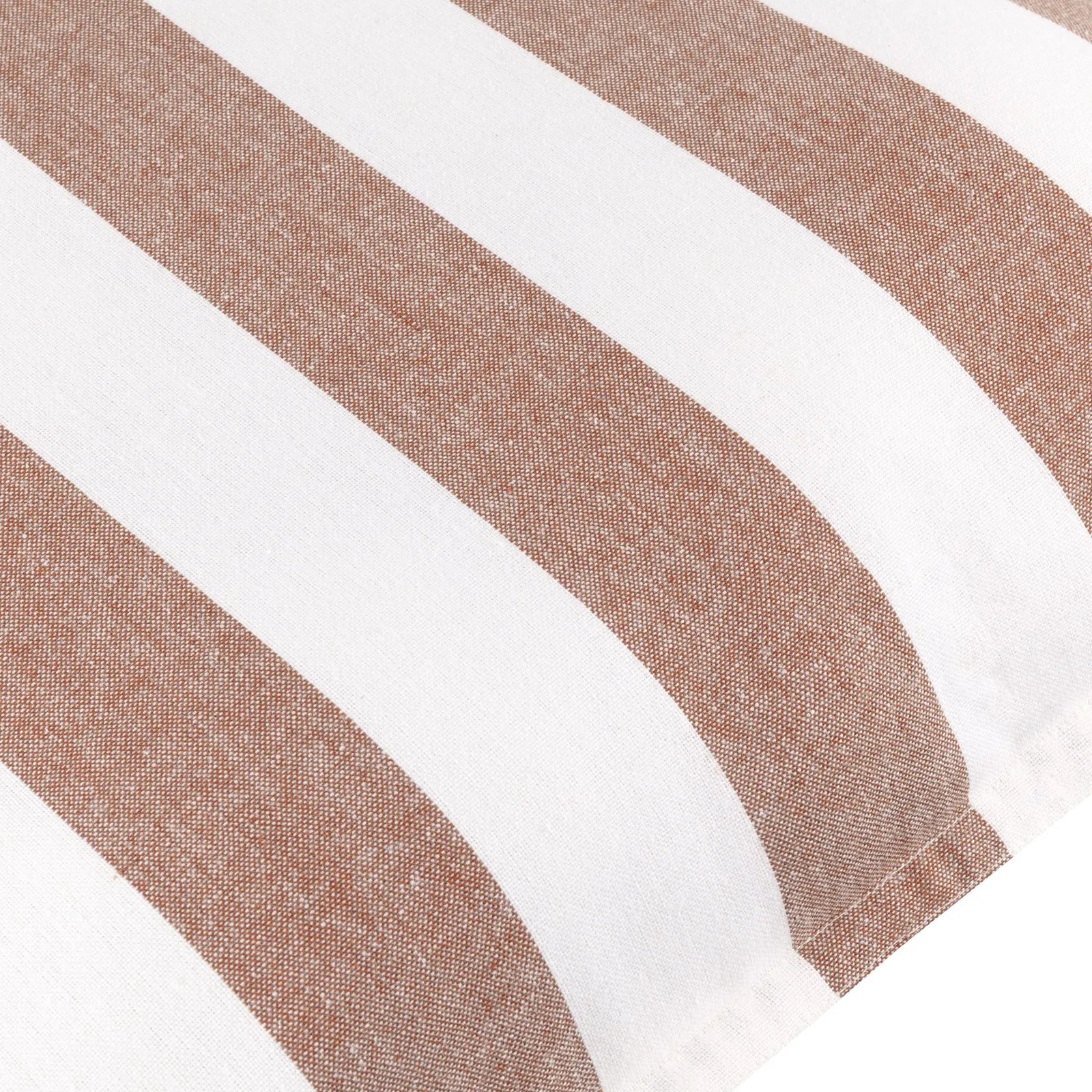 Yard Hayle 100% Cotton Striped Outdoor Cushion in Burnt Orange 5