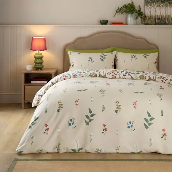 Woodland Wonders 100% Brushed Cotton Duvet Cover & Pillowcase Set 2