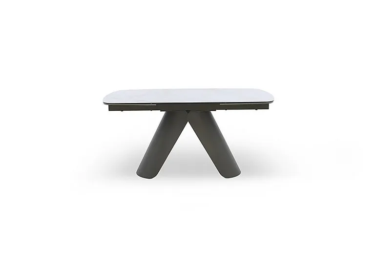 Perla Gloss Extending Dining Table - 160-cm
