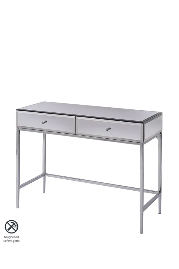 Stiletto Toughened Mirror Console Table