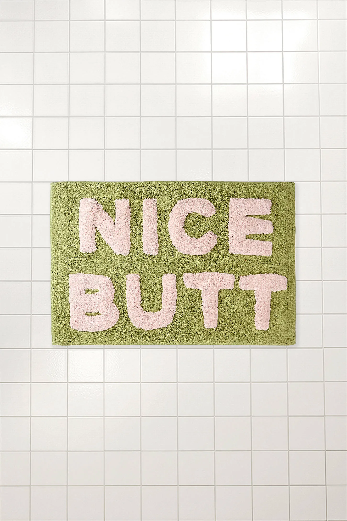 Nice Butt Bath Mat - Green