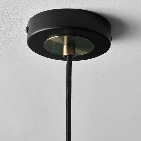 Florence Metal and Glass Pendant Light 3
