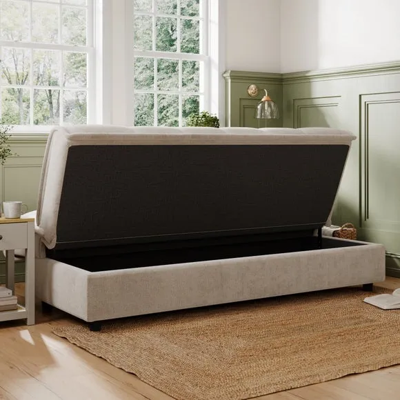 Emery Squish Soft Chenille Clic Clac Storage Sofa Bed 5