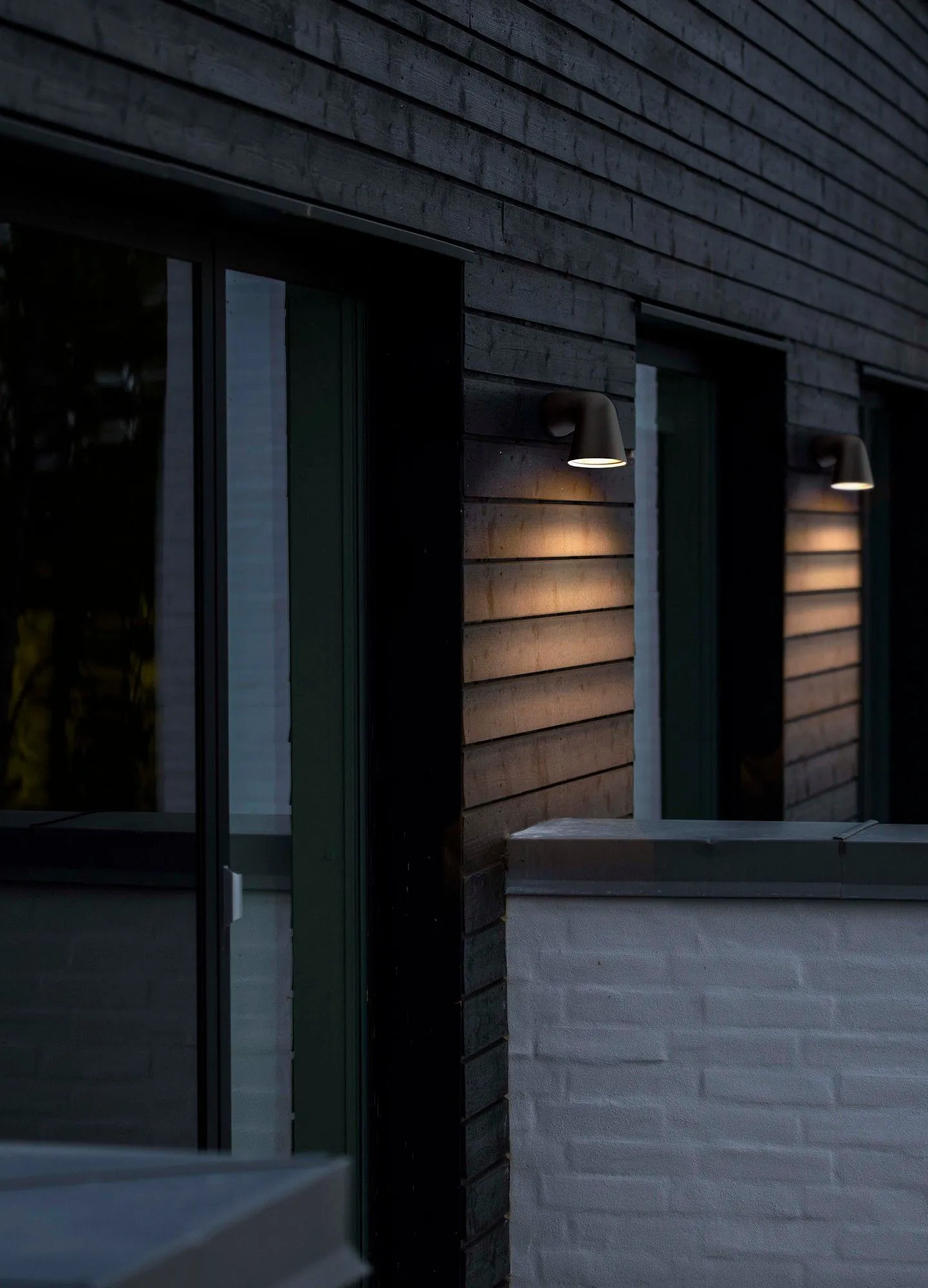 Nordlux Front Outdoor Wall Light Black Metal Garden GU10 IP44 Mains 3