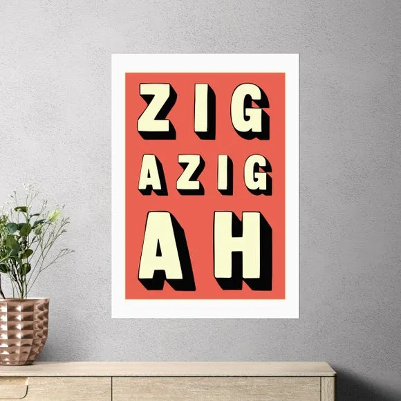 East End Prints Zigazigah Print 1