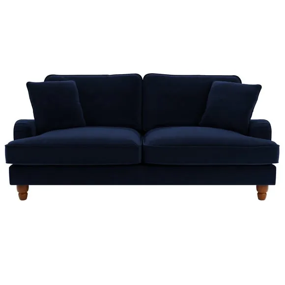 Beatrice Matte Velvet 3 Seater Sofa 2