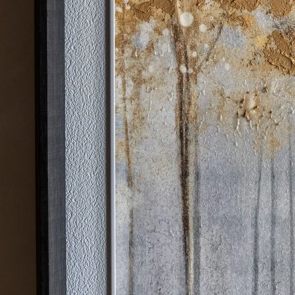 Cedar and Sage Textured Light Framed Canvas 2