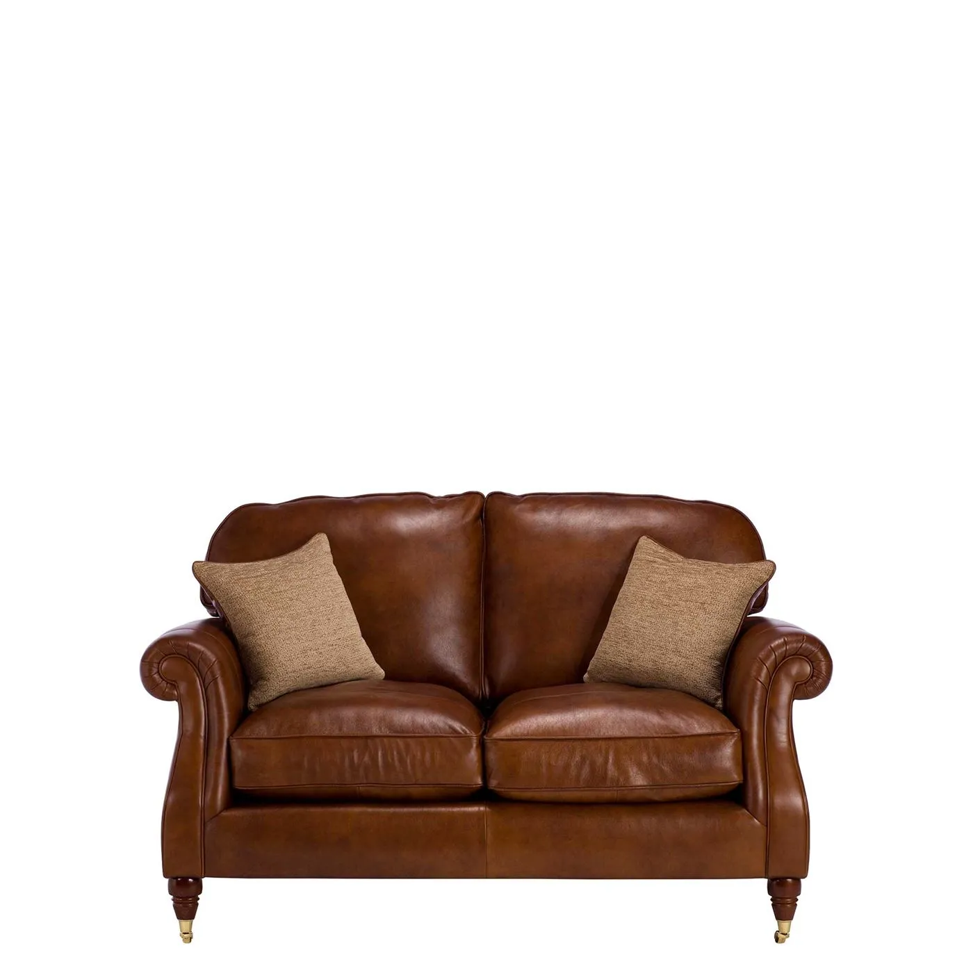 Parker Knoll Meredith Leather 2 Seater Sofa, London Saddle