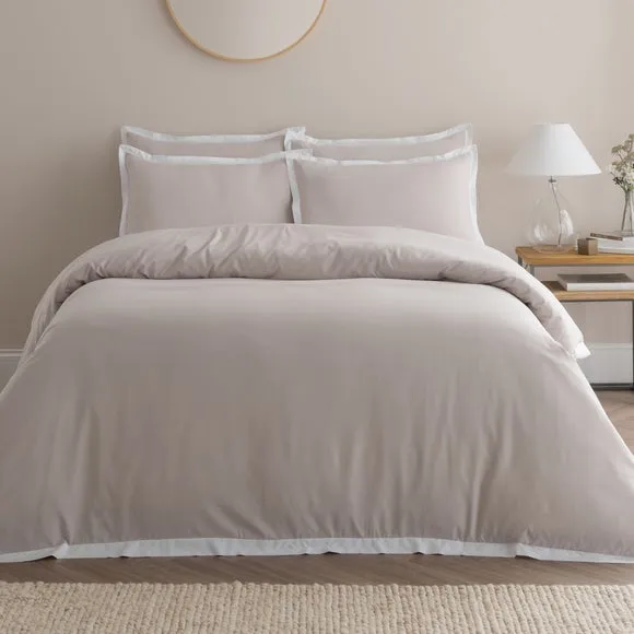 Adair Oxford Edge Duvet Cover & Pillowcase Set 1