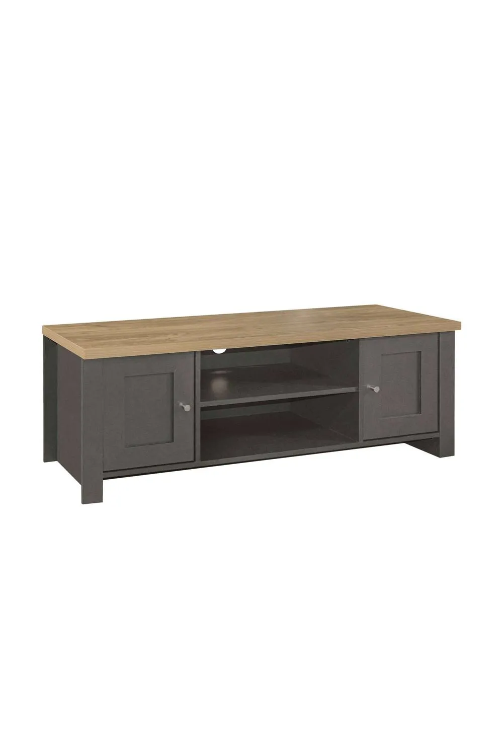 Birlea Highgate Large TV Unit in Dark Grey 5
