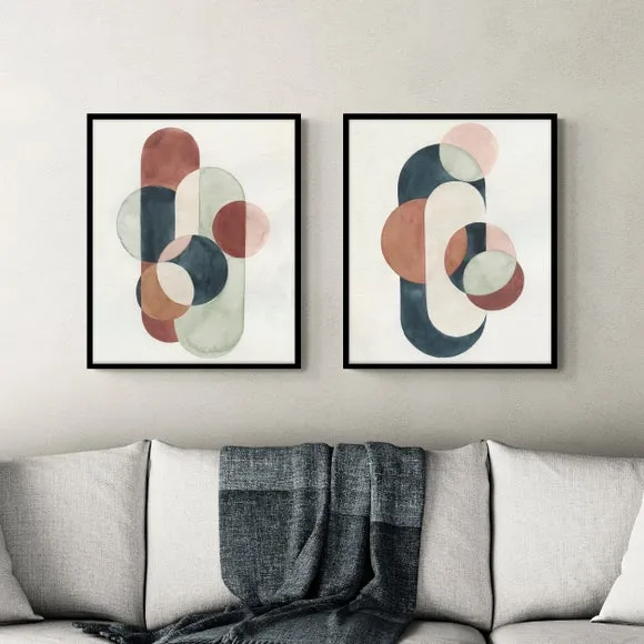 Set of 2 Loops Bounds Framed Prints