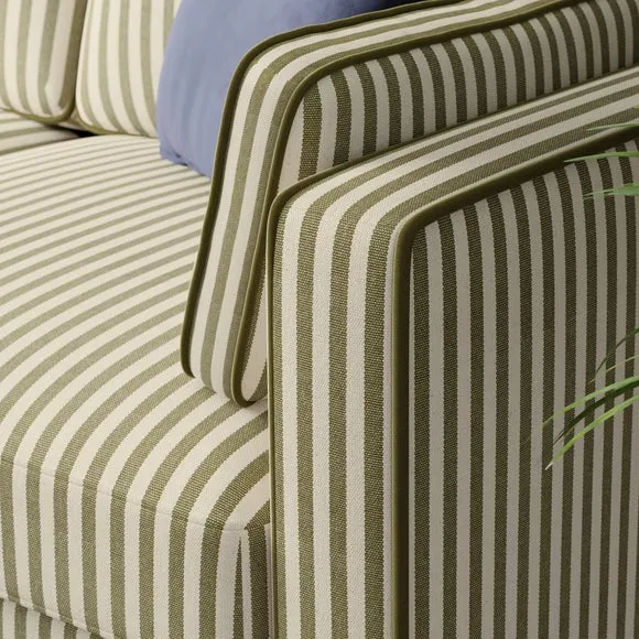 Zoe Linford Stripe 3 Seater Sofa Bed 4