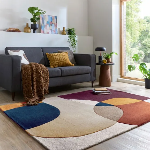 Glow Wool Modern Rug 1