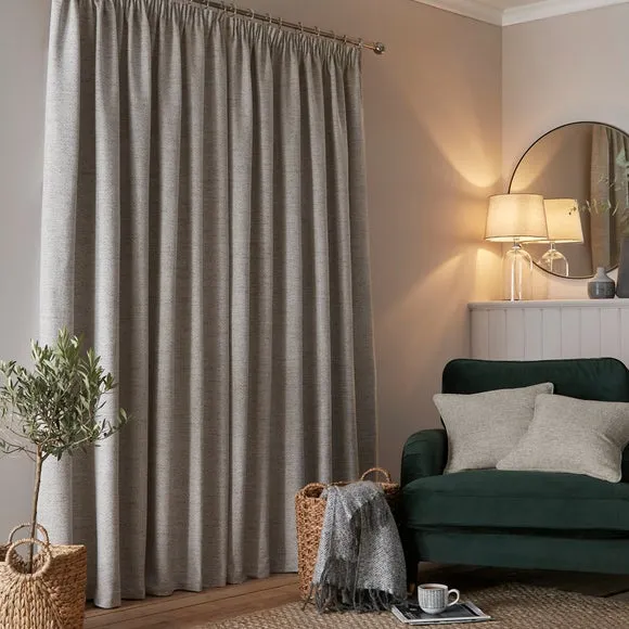 Churchgate Swithland Herringbone Pencil Pleat Curtains 4