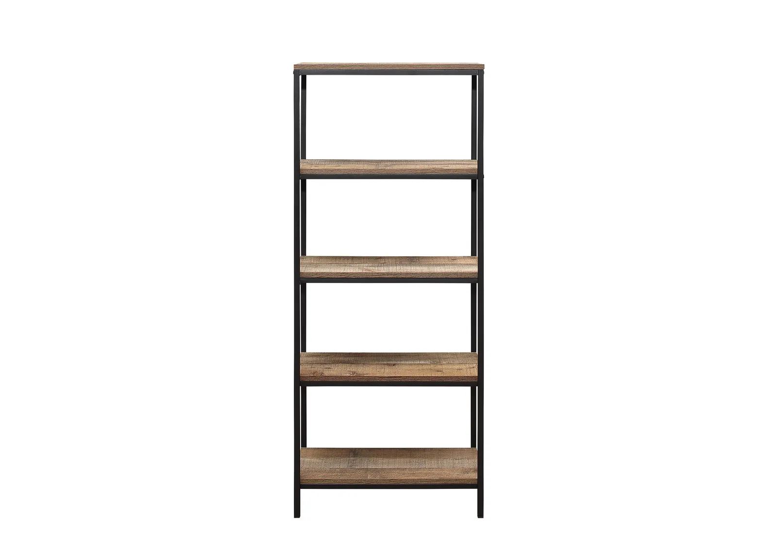 Birlea Industrial Shelving Unit Urban Chic Bookcase Shelves Wood Metal in Brown 5