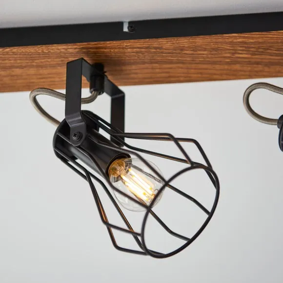 Return - Fulton 4 Light Semi Flush Spotlight Bar 6