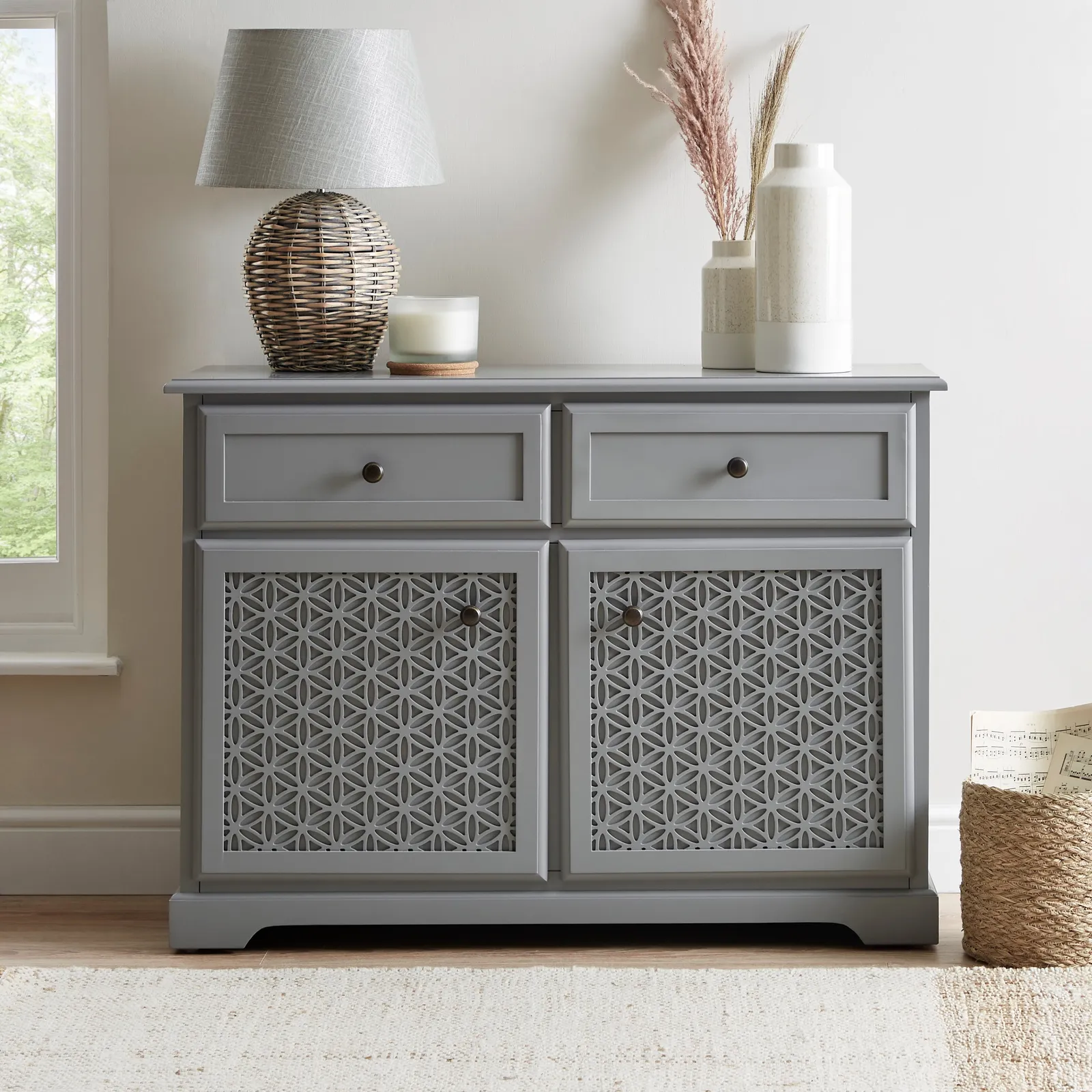 Carys Small Sideboard Grey