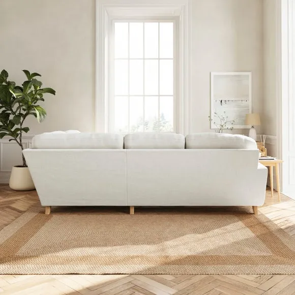 Martha Chenille Soft Texture Full Corner Sofa 4