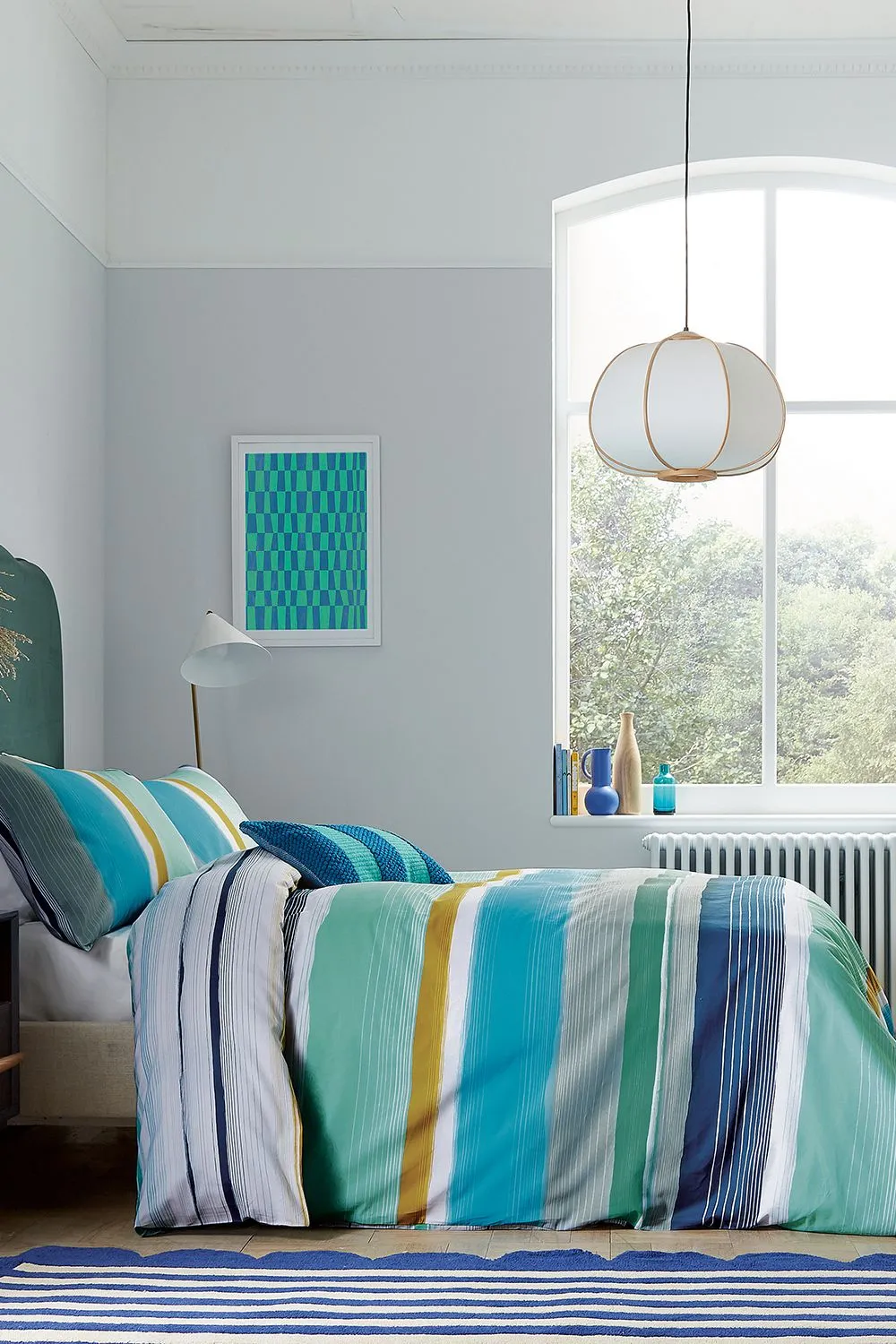 Helena Springfield 'Carrie' Cotton Duvet Cover Set in Blue