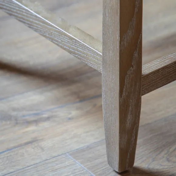 Thane Set of 2 Bar Stools, Brown Leather 3