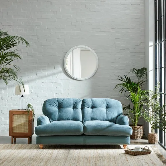 Martha Vintage Soft Chenille 2 Seater Sofa 2