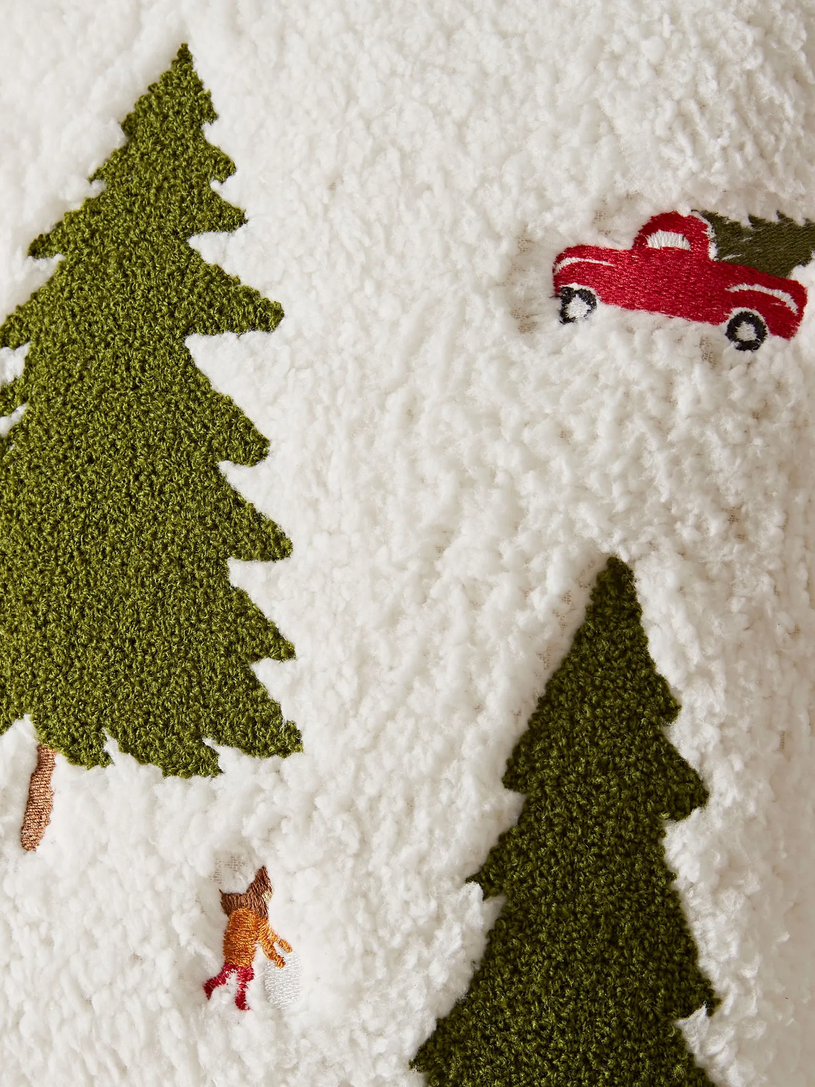Catherine Lansfield 'Cosy Boucle Christmas Tree' Cushion 2