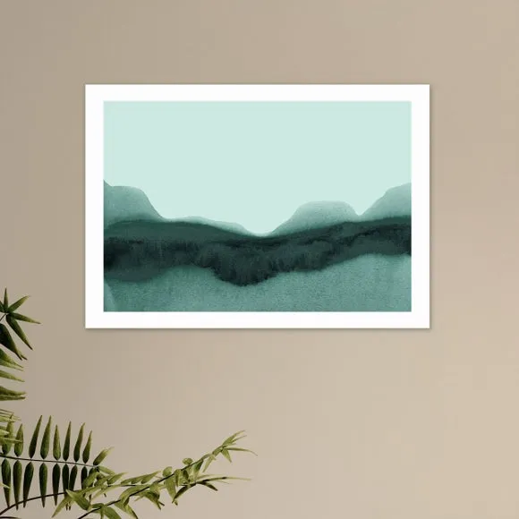 East End Prints Abstract Landscape Print 1