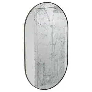 Sensio Nebula Black Colour Changing LED Bathroom Mirror - 1000 x 600mm