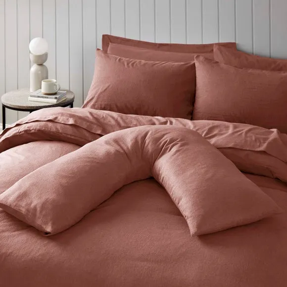 Soft & Cosy Luxury 100% Brushed Cotton V-Shape Pillowcase 2