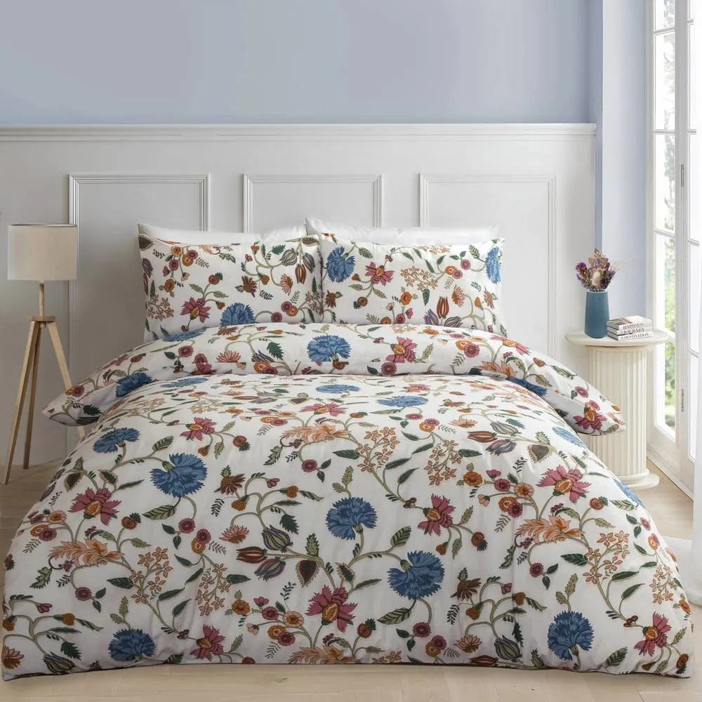 Portfolio Home Juliette Floral Botanical Duvet Cover Set With Pillow Case Bedding
