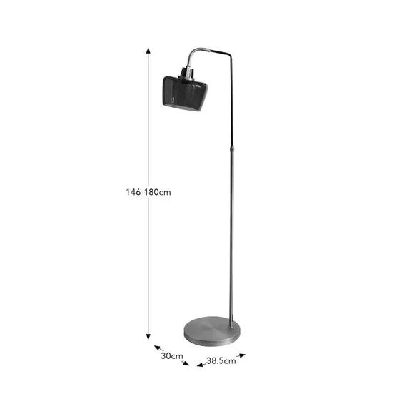 Auburn Industrial Adjustable Floor Lamp 6