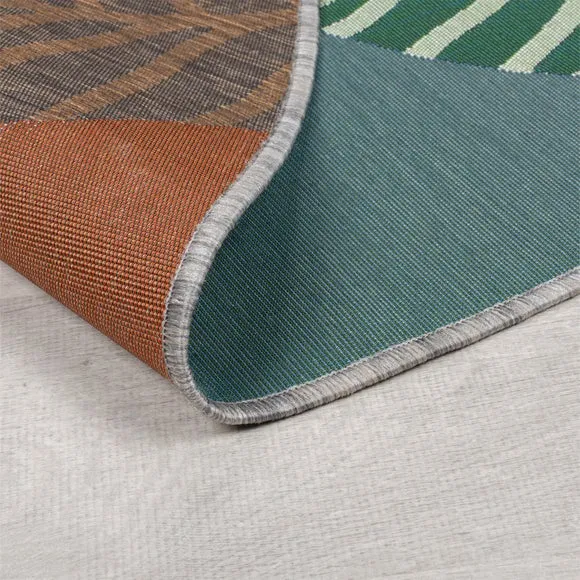 Eric Giraffe Tropical Outdoor Circle Rug 5