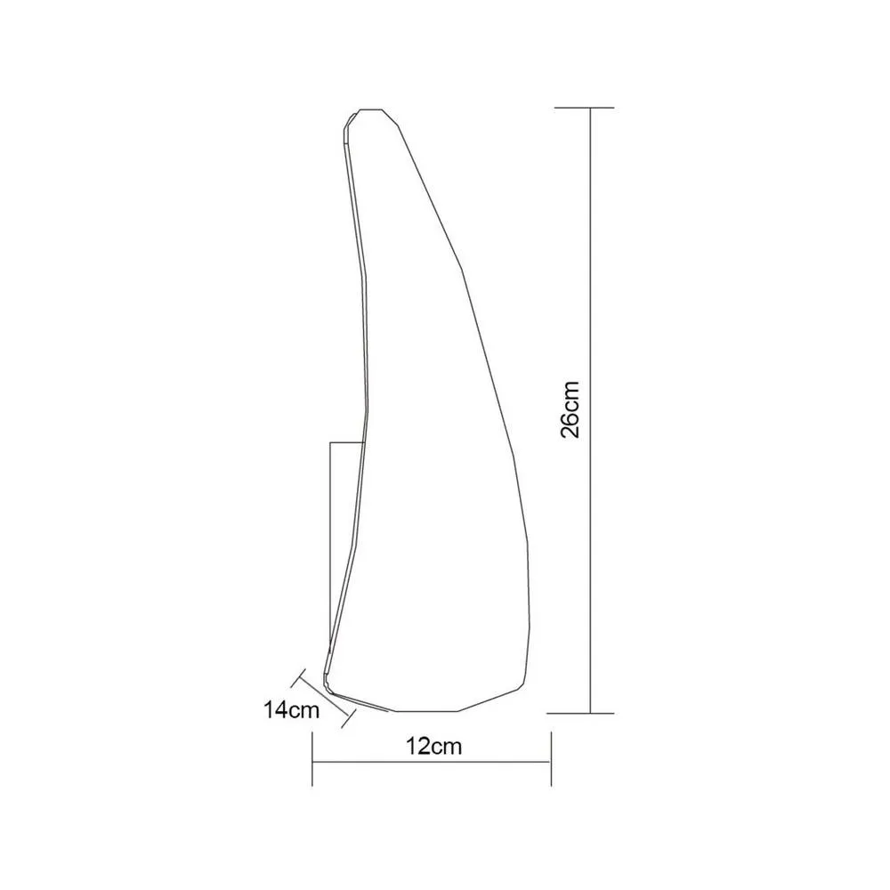 Netlighting Mistral Wall Lamp Left 6W LED 3000K 540lm Chrome Frosted Acrylic in Grey 2