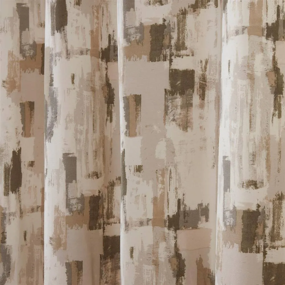 Sundour Bamford Eyelet Curtains in Brown 3