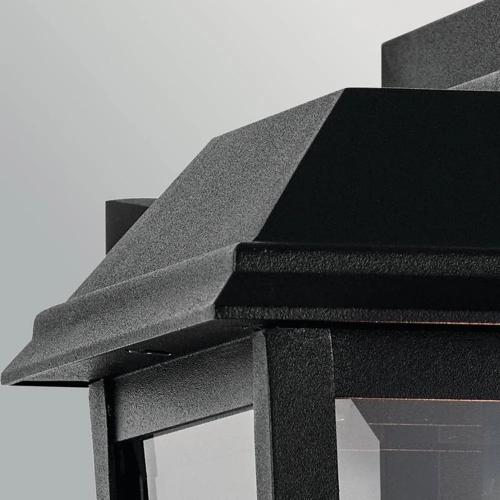 Netlighting Mathus Small Wall Lantern Black IP44 3